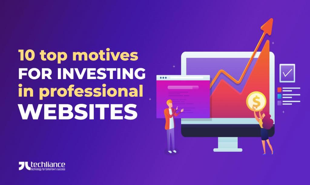 10 top motives for investing in professional websites