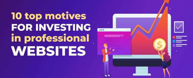 10 top motives for investing in professional websites
