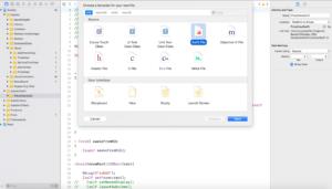 Figure 1 - Create a Swift file
