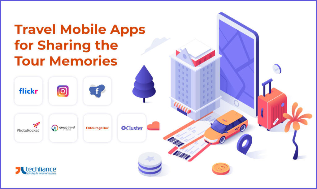 Travel Mobile Apps for Sharing the Tour Memories