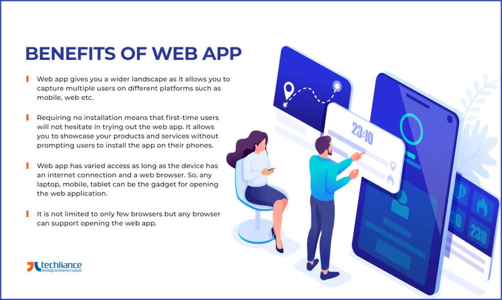 Benefits of web app
