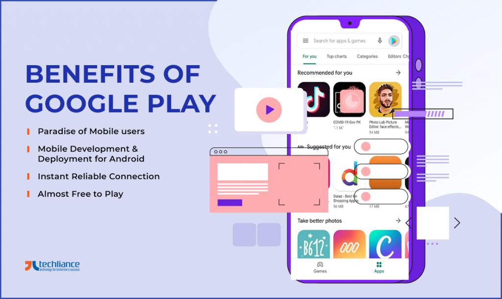 Benefits of Google Play for users