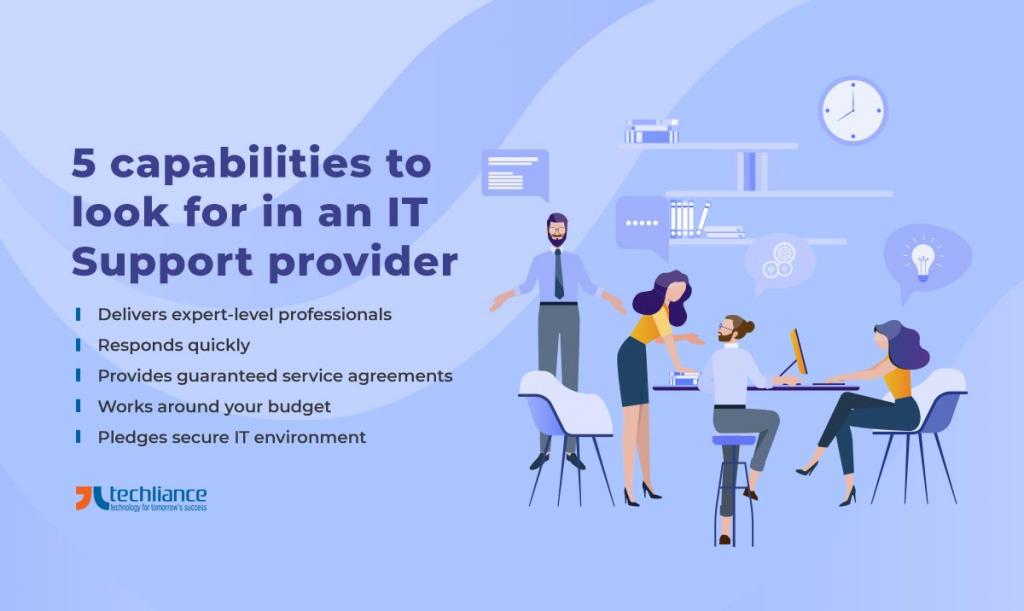 5 capabilities to look for in an IT support provider
