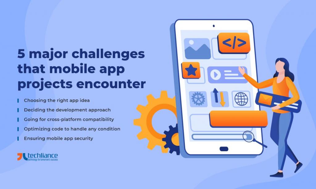 5 major challenges that mobile app projects encounter