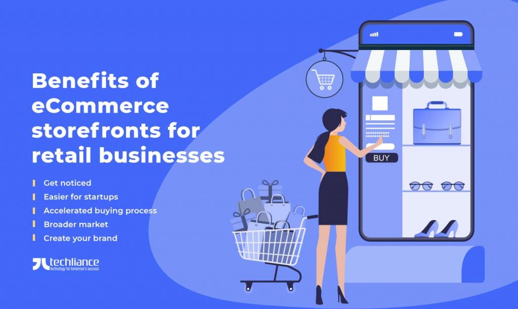 Benefits of eCommerce storefronts for retail businesses