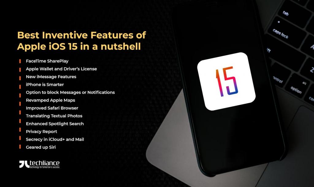 Best Inventive Features of Apple iOS 15 in a nutshell