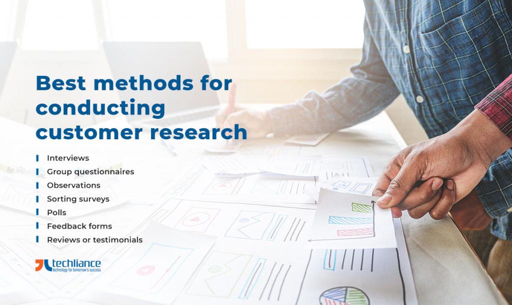 Best methods for conducting customer research