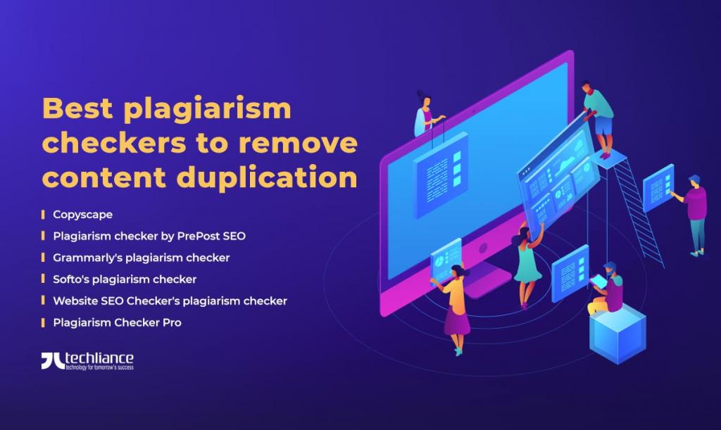 Best plagiarism checkers to remove content duplication