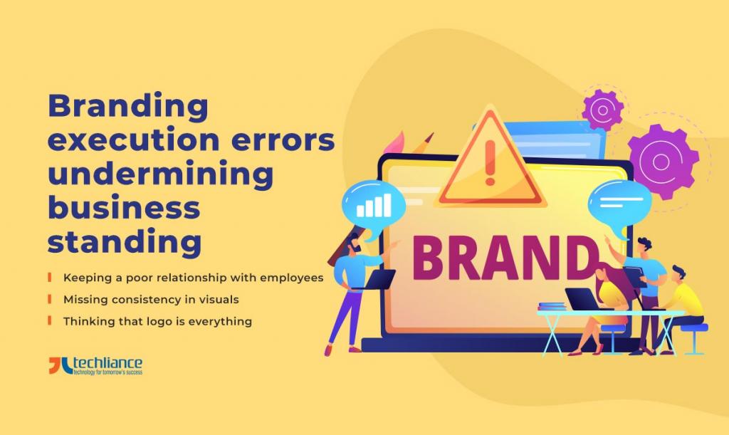 Branding execution errors undermining business standing