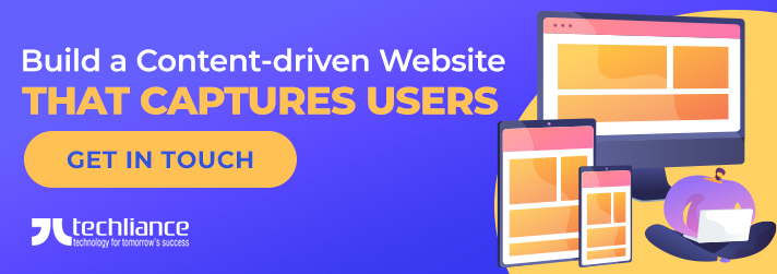 Build a Content-driven Website that captures Users