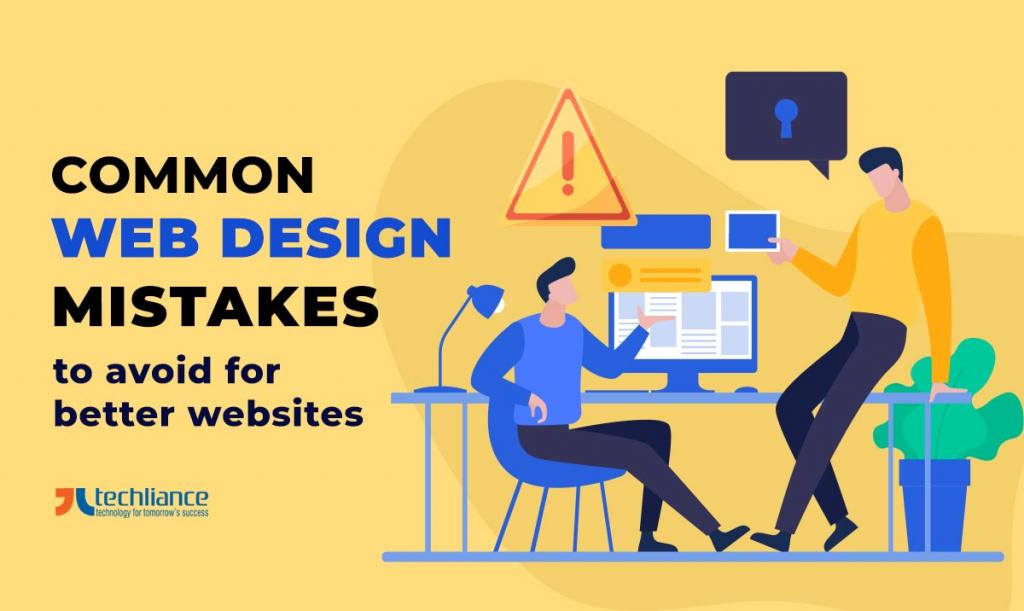 Common web design mistakes to avoid for better websites