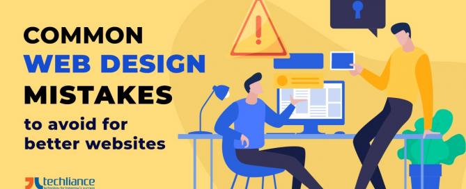 Common web design mistakes to avoid for better websites