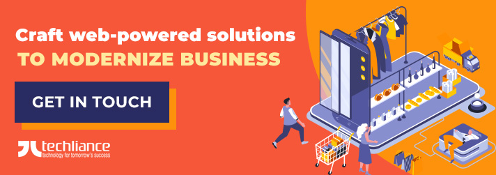 Craft web-powered solutions to modernize business