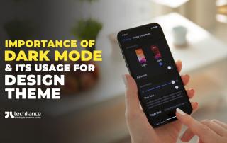 Importance of dark mode and its usage for a design theme