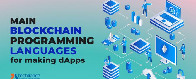 Main blockchain programming languages for making dApps