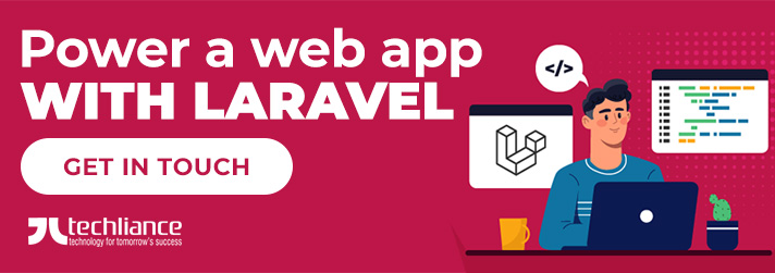 Power a web app with Laravel