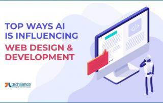 Top ways AI is influencing Web Design and Development