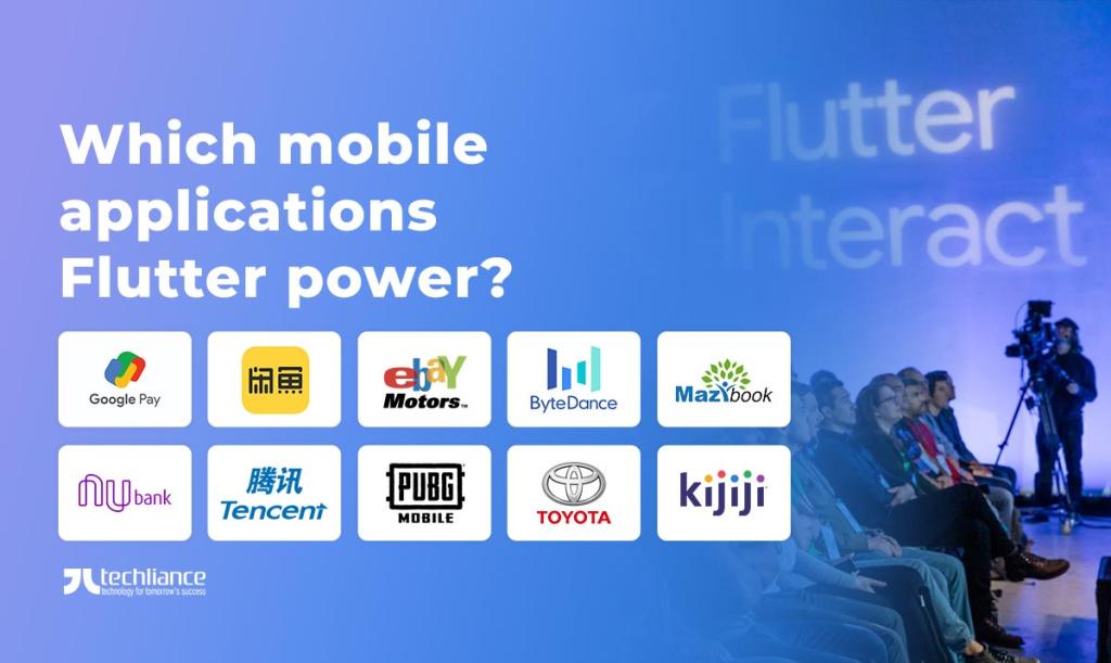 Which mobile applications Flutter power?